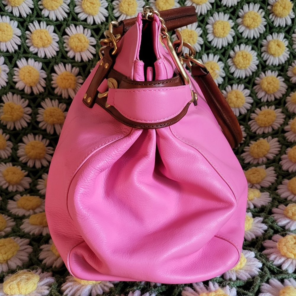 Juicy Couture Pink Leather Large Bag - Picture 5 of 16